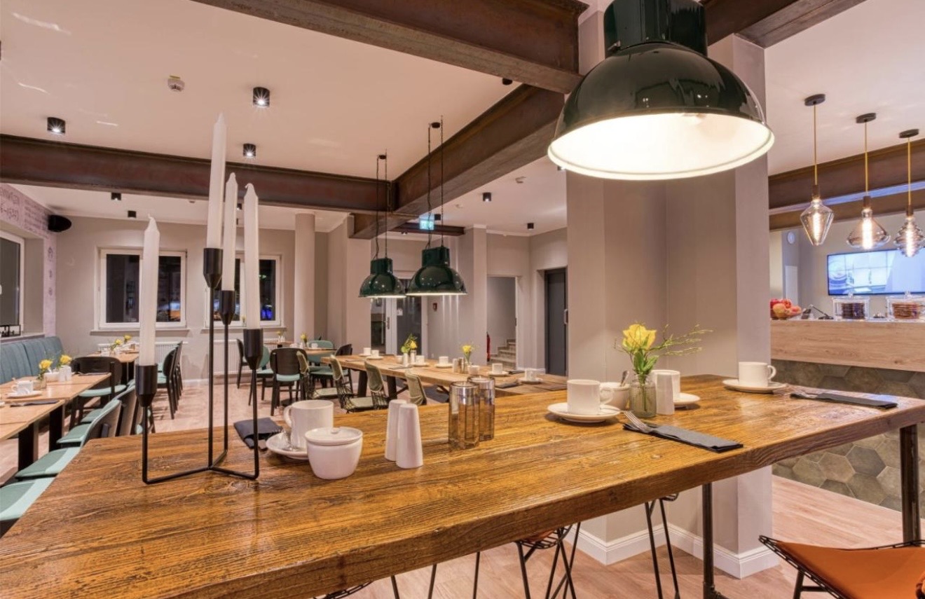 Frühstücksraum des AVA Hotels